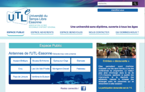 Site internet de l'UTL-Essonne